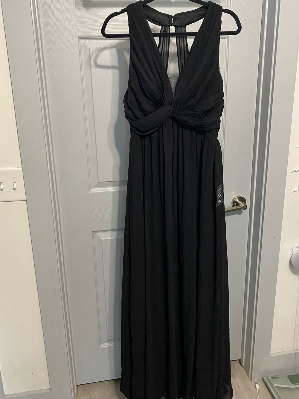 Lulus Elegant Black Maxi Dress with Slit